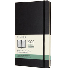 2020 12m Black Large Hard Vertical Weekly