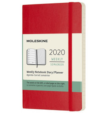 2020 12m Scarlet Red Pocket Soft Weekly