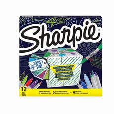 Sharpie Permanent Marker 12 Pack + 6 Gift Tags