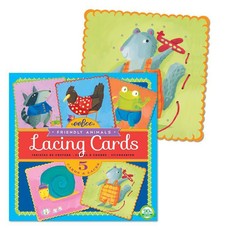 eeBoo Creative Lacing Cards - Friendly Animals