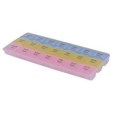3-A-Day Weekly Pill Box