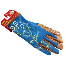 Tork Craft Ladies Slim Fit Garden Gloves - Blue