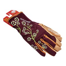 Tork Craft Ladies Slim Fit Garden Gloves Maroon