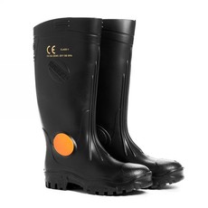 Shosholoza Steel Toe Cap Safety Gumboot Black/Black