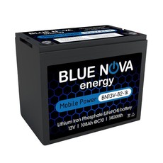 Blue Nova Lithium Iron Phosphate 12V Battery 82Ah