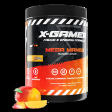 X-Gamer 600g X-Tubz Mega Mango Energy Drink and Vitamin Supplement