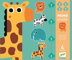 Djeco Progressive Puzzle - In the jungle