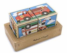Melissa & Doug Vehicles Sound Blocks