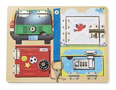 Melissa & Doug Locks Wooden Board