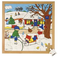 Educo Netherlands Puzzle - Winter 49 Pieces 40cm x 40cm