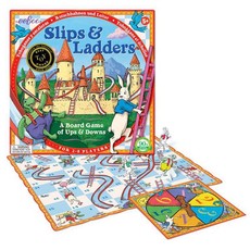 eeBoo Slips & Ladders Board Game