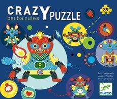 Djeco Giant Crazy Puzzle - Barba'zules