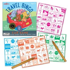 eeBoo Travel Bingo Family Game