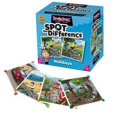 BrainBox Spot the Difference & Memory Game: Holiday Theme