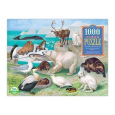 eeBoo Family Puzzle - Beautiful Arctic World (1000 Pieces)