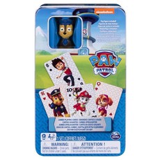 Paw Patrol Jumbo Card Deck In Tin W/ Fig