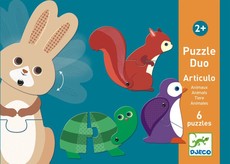 Djeco Duo Puzzle - Articulo Animals