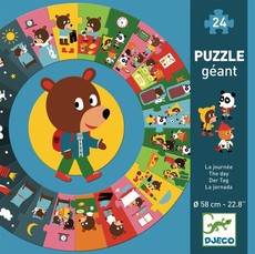 Djeco Giant Circle Puzzle - The Day