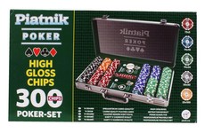 Piatnik Poker Case - 300 Chips & 2 Decks