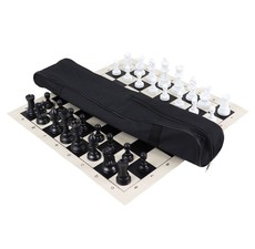 Tournament Standard Chess Set - Black & White