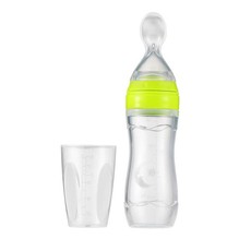 Easy 2 in 1 Travel Silicone Baby Food Bottle