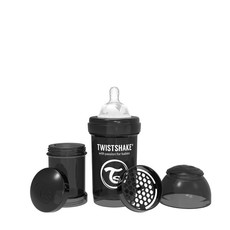 Twistshake Anti-Colic Bottle - Black (180m)