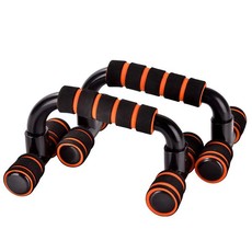 1 Pair Detachable Push-up Stand - Black & Orange