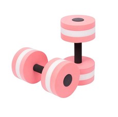 2 Pack EVA Water Dumbbell for Aerobics workout-Pink