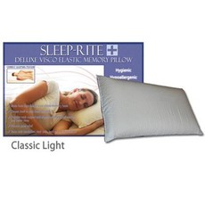 Sleep-Rite Deluxe Visco Elastic Memory Pillow - Classic Light