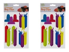 Two Packs Of Food Bag Clips-26 In Total