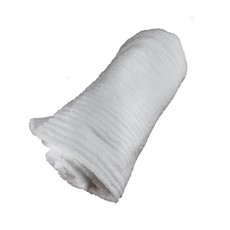 Ribbed Wash Towel 460g - White