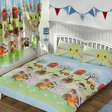 Sunshine Farm Duvet Cover & Pillowcase Set - (Size: Double)