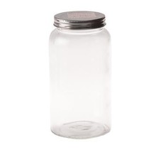 Storage Jars with Stainless Steel Lid - 780ml (Pack of 6)