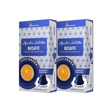 Decaffe 20 Coffee Capsules for Nespresso & Caffeluxe