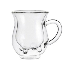 Handcraft Borosilicate Double Walled Milk Cup - 250ml