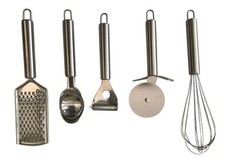 Stainless Steel Kitchen Utensil Set - 5 Piece