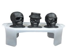 3D Silicone Skull Ice Cube Maker