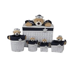 Round Koala-Love Luxury Laundry & Storage Basket 5 Piece Set