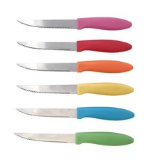 Hillhouse Colourful Steak Knives (2 Pack) - 6 Piece Edition