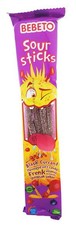 Bebeto Sour Sticks - Black Currant 24 x 35g