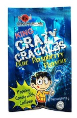 King Candy - Crazy Crackles Blue Raspberry Flavour 36 x 15g