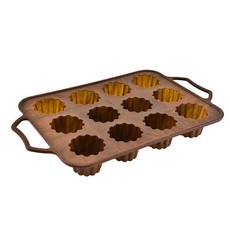 12 Cups Non Stick Silicone Muffin & Cupcake Baking Molds