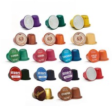 Caffeluxe Nespresso Compatible Coffee Capsules - Variety Sampler Pack 100