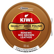 Kiwi Shoe Polish Mid Brown - Shrink of 24 x 50ml