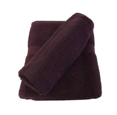 Bundle of Bath Sheet & Bath Towel Plum