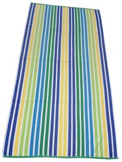 Bunty's Espirit 4 Beach Towel 90 x 180cms 432GSM 700gms - Blue Yellow