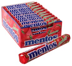 Bulk Pack 40x Mentos Strawberry Chews