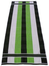Bunty's Jumping Steps Beach Towel 90 x 180cms 494GSM 800gms - Green