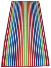 Bunty's Espirit 4 Beach Towel 90 x 180cms 432GSM 700gms - Red Lime