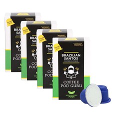 Coffee Pod Guru Brazilian Blend - Biodegradable Capsules for Nespresso - 40